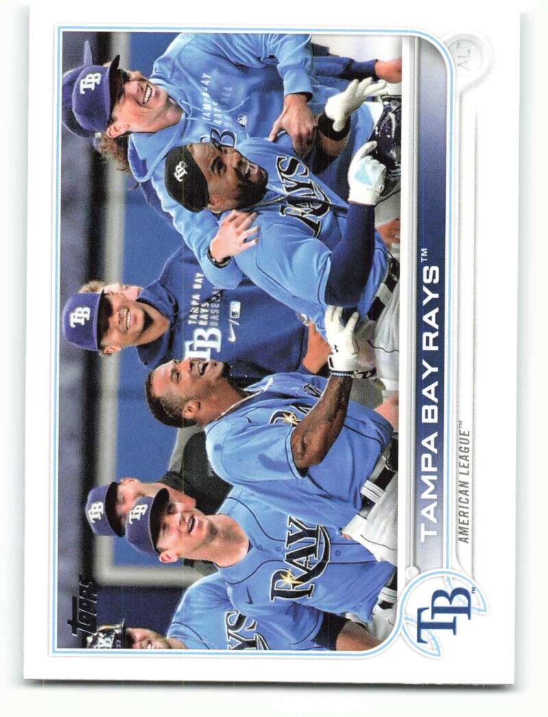 2022 Topps Baseball  #274 Tampa Bay Rays  Tampa Bay Rays  Image 1