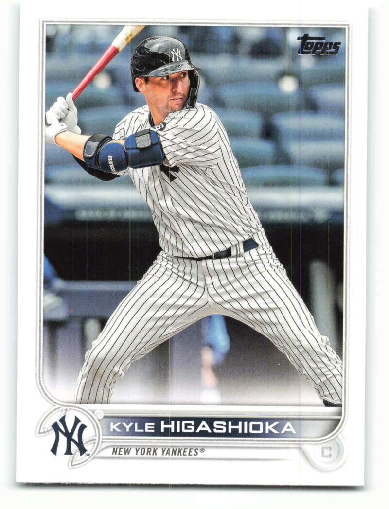 2022 Topps Baseball  #292 Kyle Higashioka  New York Yankees  Image 1