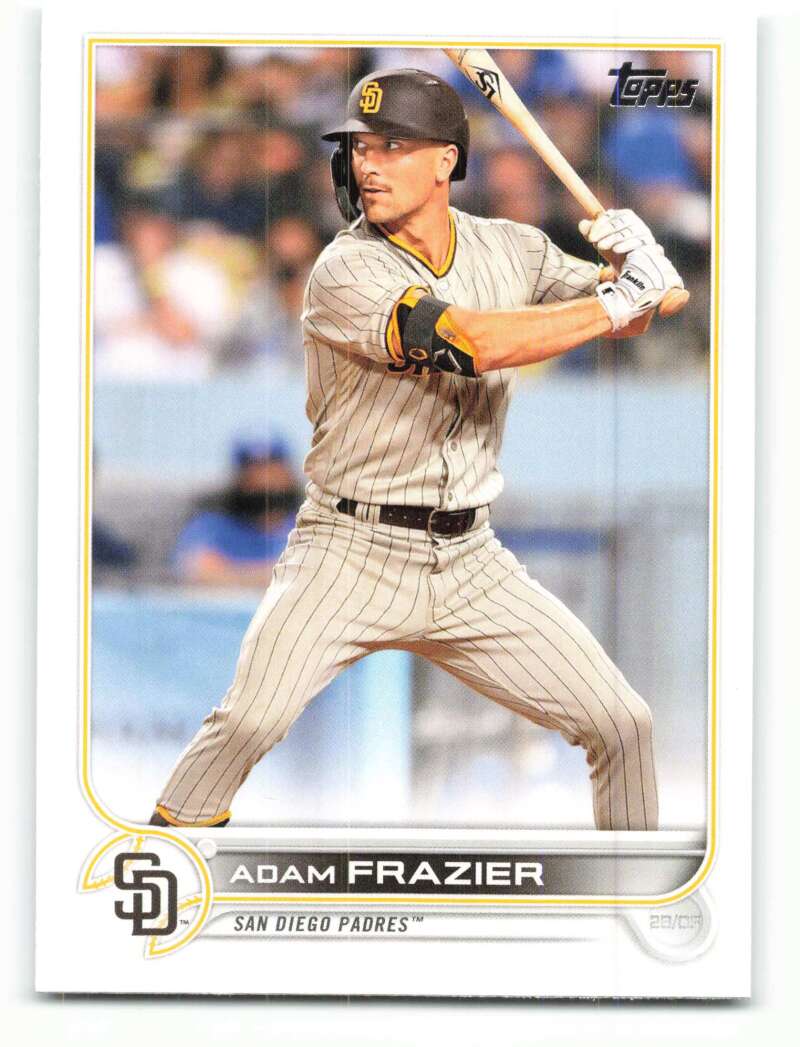 2022 Topps Baseball  #304 Adam Frazier  San Diego Padres  Image 1