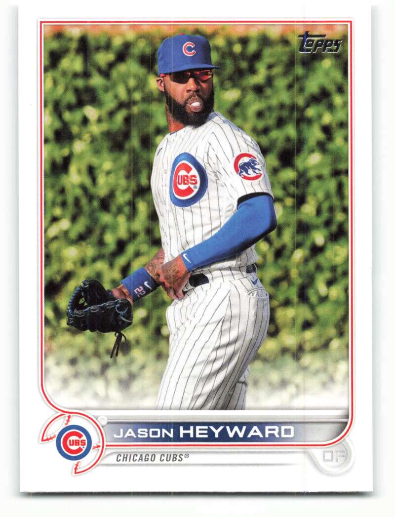 2022 Topps Baseball  #323 Jason Heyward  Chicago Cubs  Image 1