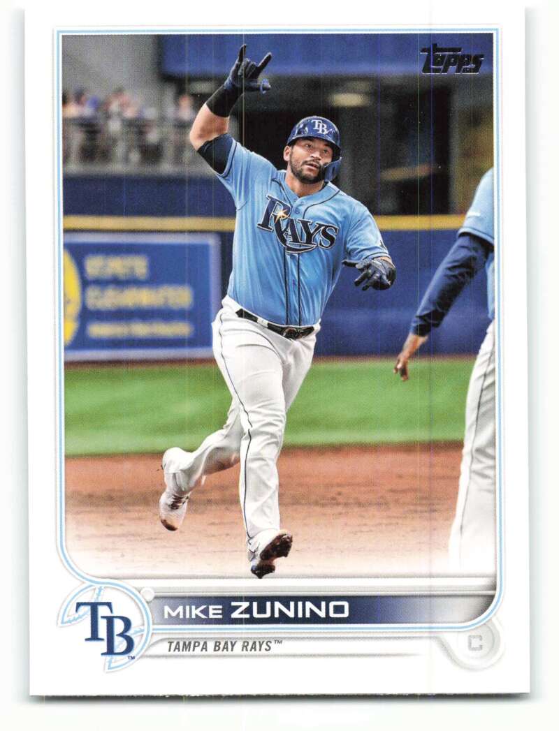 2022 Topps Baseball  #324 Mike Zunino  Tampa Bay Rays  Image 1