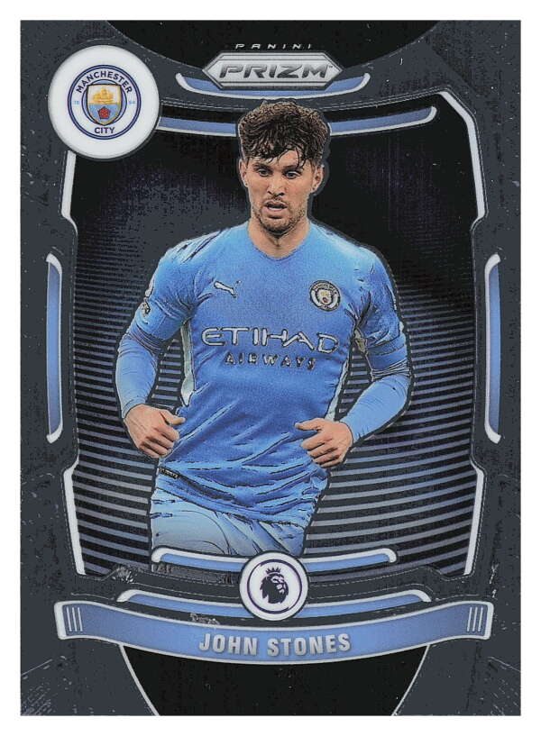 2021-22 Panini Prizm Premier League Soccer #3 John Stones  Manchester   V97416 Image 1
