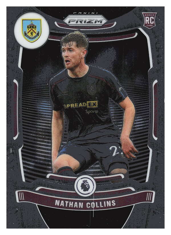 2021-22 Panini Prizm Premier League Soccer #66 Nathan Collins  Burnley  V97432 Image 1