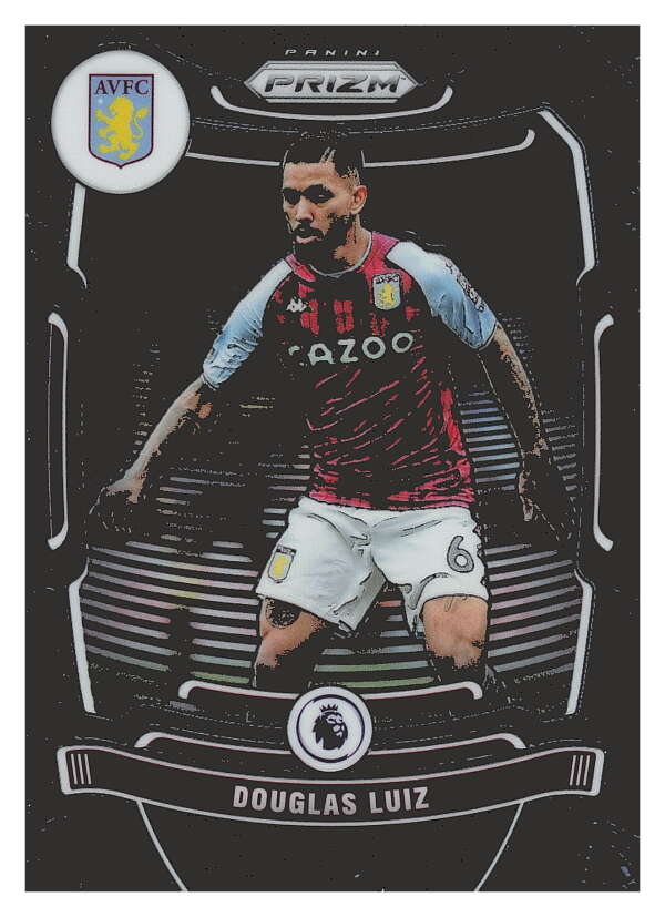2021-22 Panini Prizm Premier League Soccer #131 Douglas Luiz  Aston   V97445 Image 1