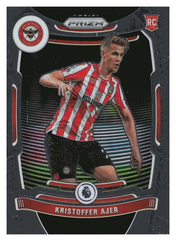 2021-22 Panini Prizm Premier League Soccer #141 Kristoffer Ajer    V97447 Image 1