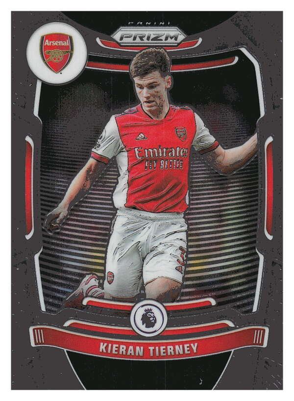 2021-22 Panini Prizm Premier League Soccer #197 Kieran Tierney  Arsenal  V97458 Image 1