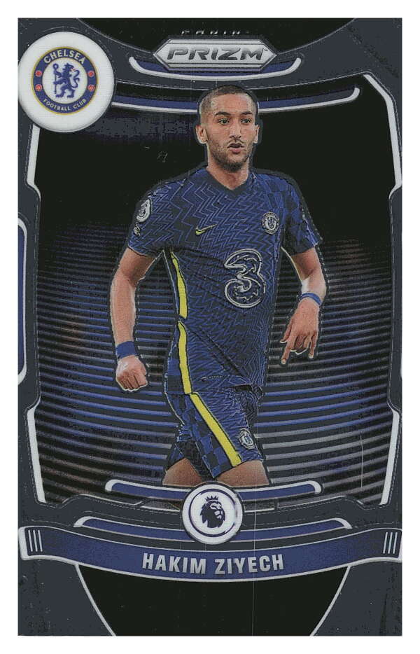 2021-22 Panini Prizm Premier League Soccer #246 Hakim Ziyech  Chelsea FC  V97470 Image 1