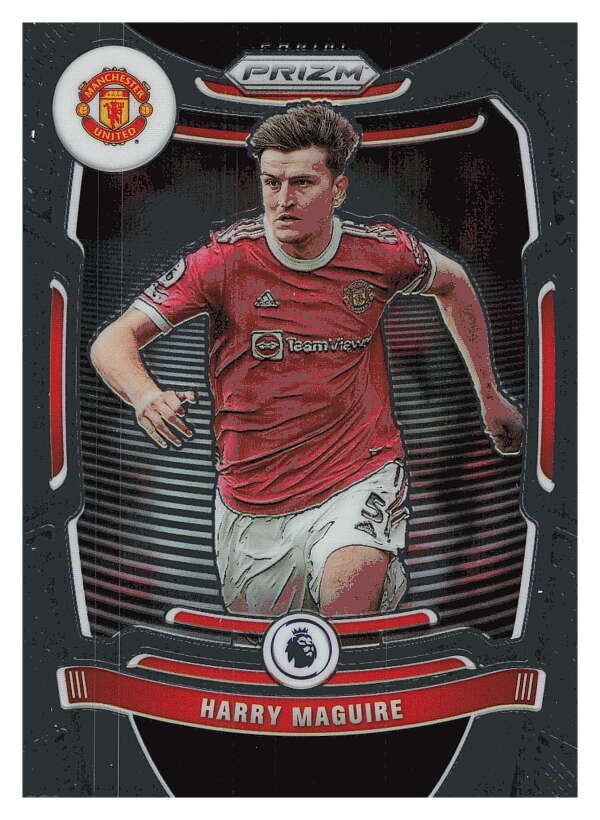 2021-22 Panini Prizm Premier League Soccer #273 Harry Maguire Manchester   V97475 Image 1