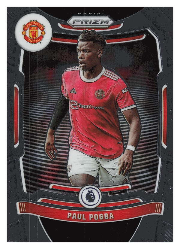 2021-22 Panini Prizm Premier League Soccer #278 Paul Pogba  Manchester   V97477 Image 1