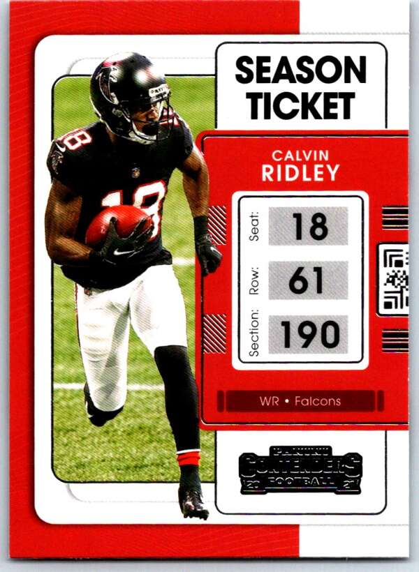 2021 Panini Contenders Season Ticket #5 Calvin Ridley   Falcons  V88439 Image 1