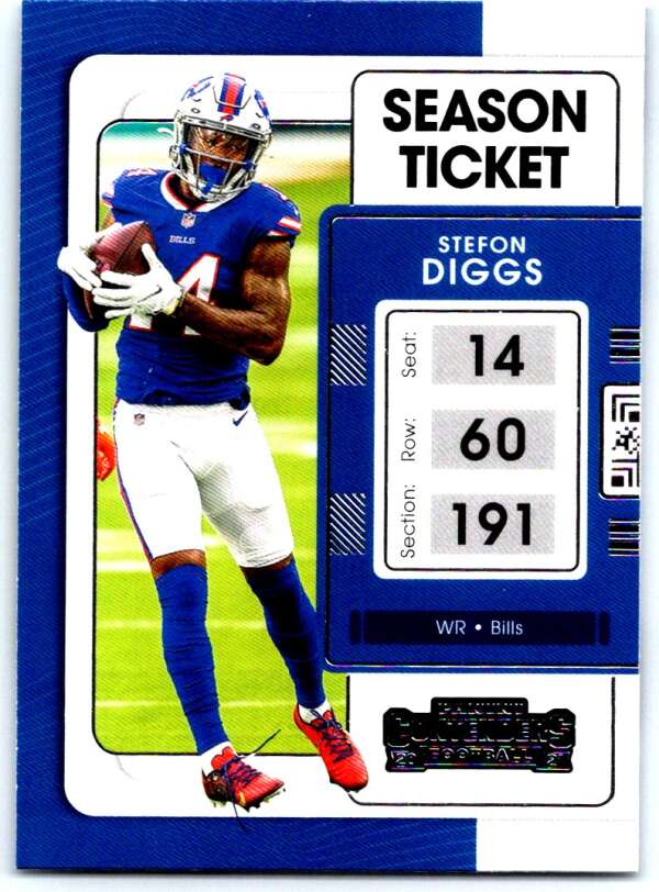 2021 Panini Contenders Season Ticket #11 Stefon Diggs   Bills  V88450 Image 1