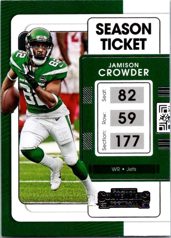 2021 Panini Contenders Season Ticket #78 Jamison Crowder   Jets  V88559 Image 1