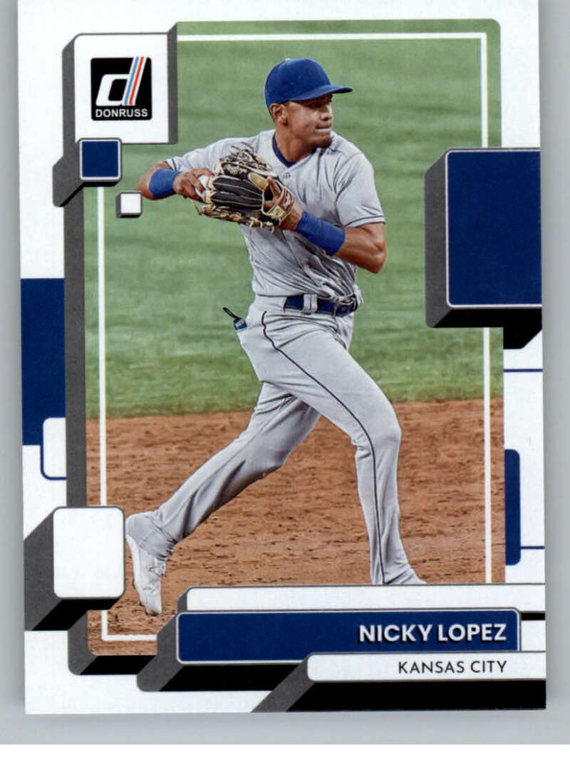 2022 Donruss #91 Nicky Lopez  Kansas City Royals  V91745 Image 1