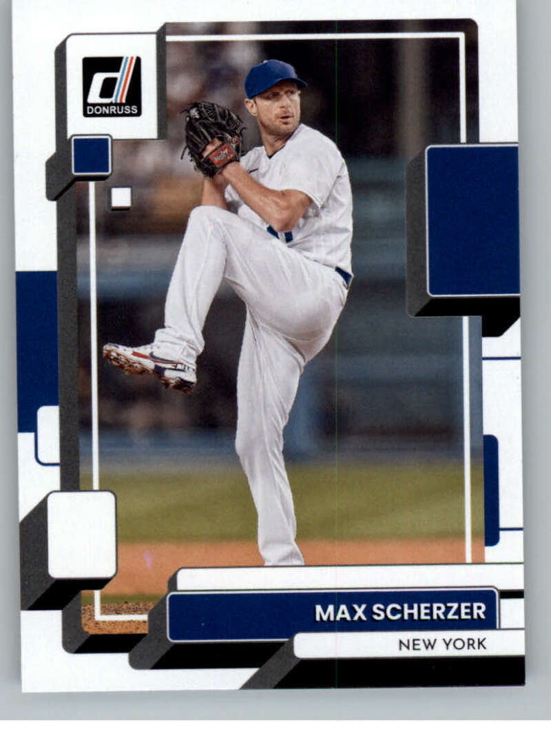 2022 Donruss #104 Max Scherzer  New York Mets  V91749 Image 1