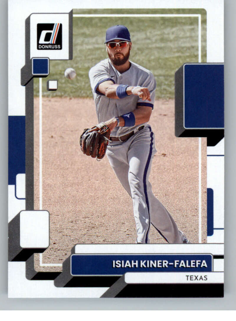 2022 Donruss #114 Isiah Kiner-Falefa  Texas Rangers  V91750 Image 1