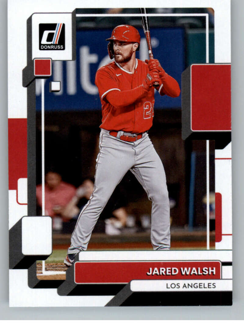 2022 Donruss #158 Jared Walsh  Los Angeles Angels  V91760 Image 1