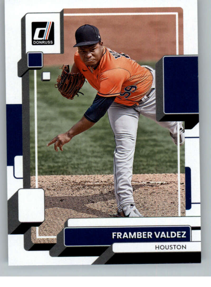 2022 Donruss #175 Framber Valdez  Houston Astros  V91764 Image 1