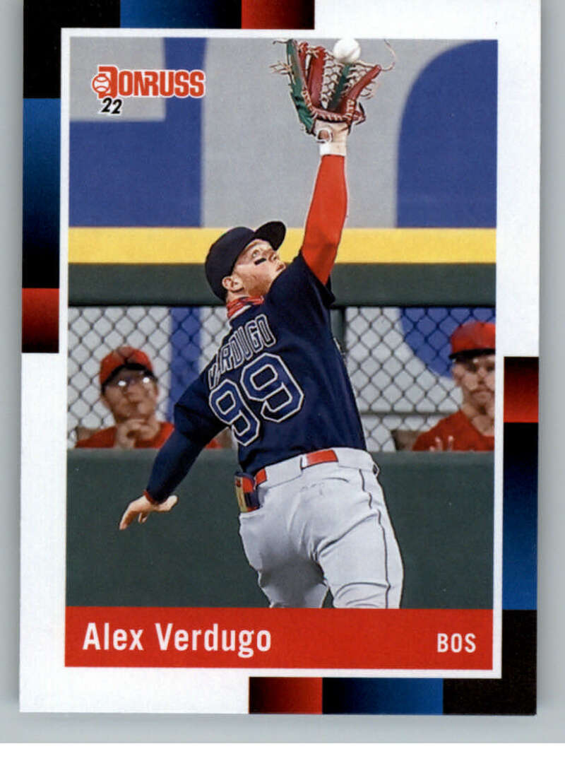 2022 Donruss #237 Alex Verdugo Retro 1988  Boston Red Sox  V91776 Image 1
