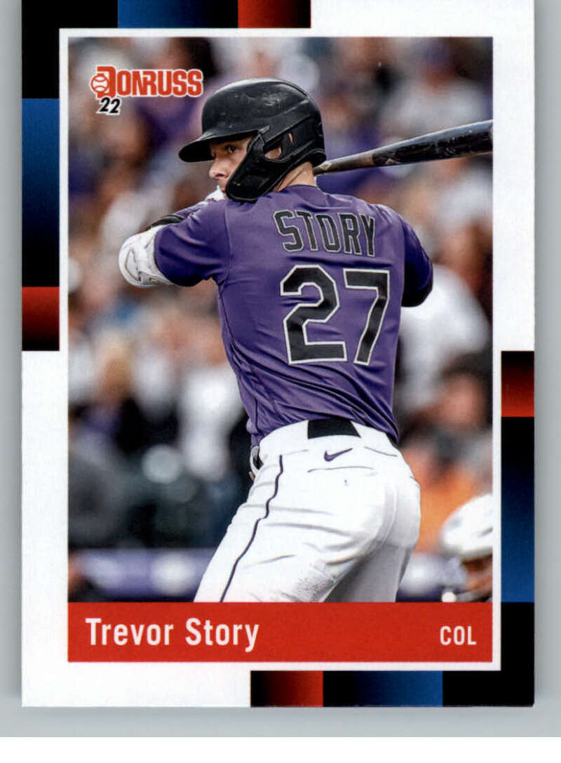 2022 Donruss #261 Trevor Story Retro 1988  Colorado Rockies  V91779 Image 1