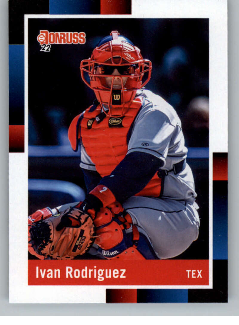 2022 Donruss #276 Ivan Rodriguez Retro 1988  Texas Rangers  V91782 Image 1
