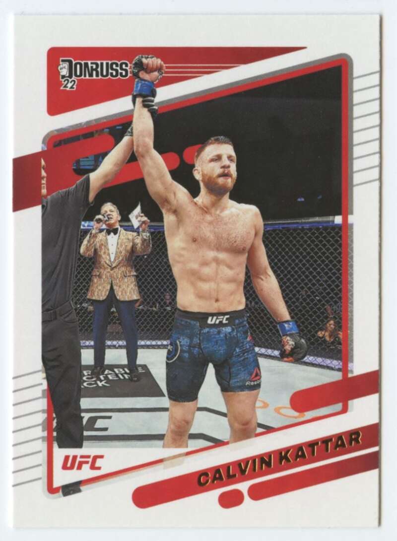2022 Donruss #55 Calvin Kattar  Featherweight  V92276 Image 1