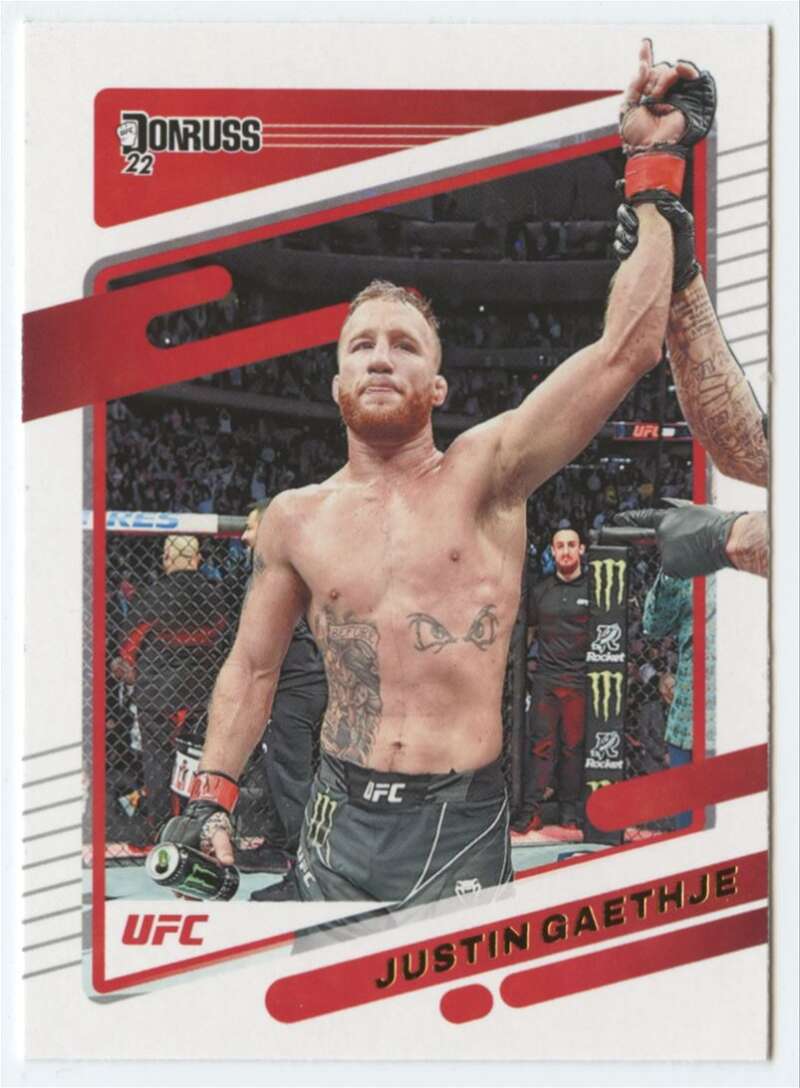 2022 Donruss #62 Justin Gaethje  Lightweight  V92283 Image 1