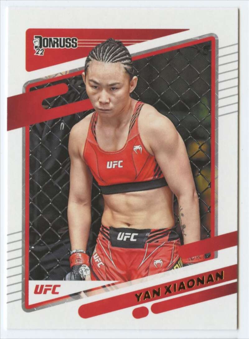 2022 Donruss #80 Yan Xiaonan  Strawweight  V92301 Image 1