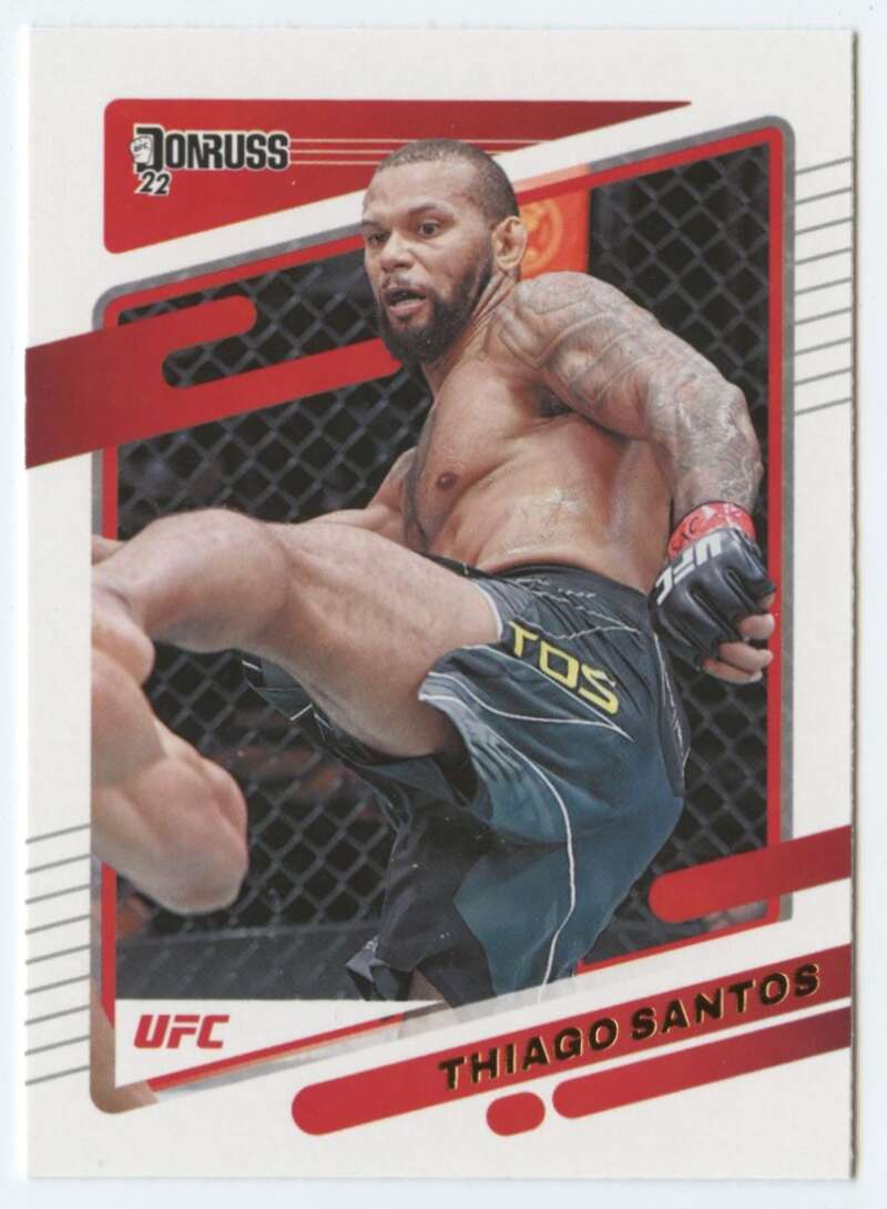 2022 Donruss #88 Thiago Santos  Light Heavyweight  V92310 Image 1