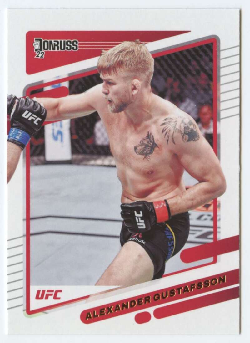 2022 Donruss #110 Alexander Gustafsson  Light Heavyweight  V92332 Image 1