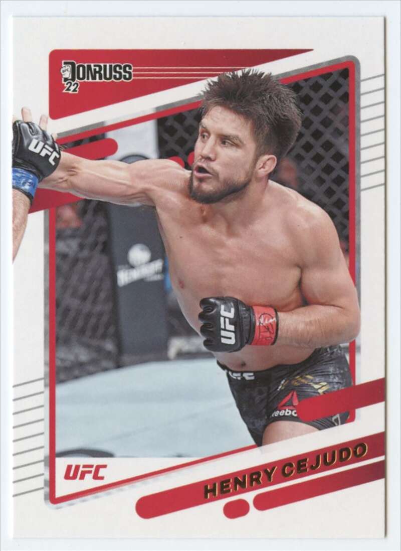 2022 Donruss #116 Henry Cejudo  Bantamweight  V92339 Image 1