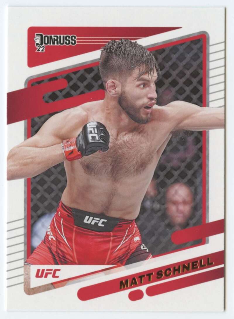 2022 Donruss #123 Matt Schnell  Flyweight  V92347 Image 1