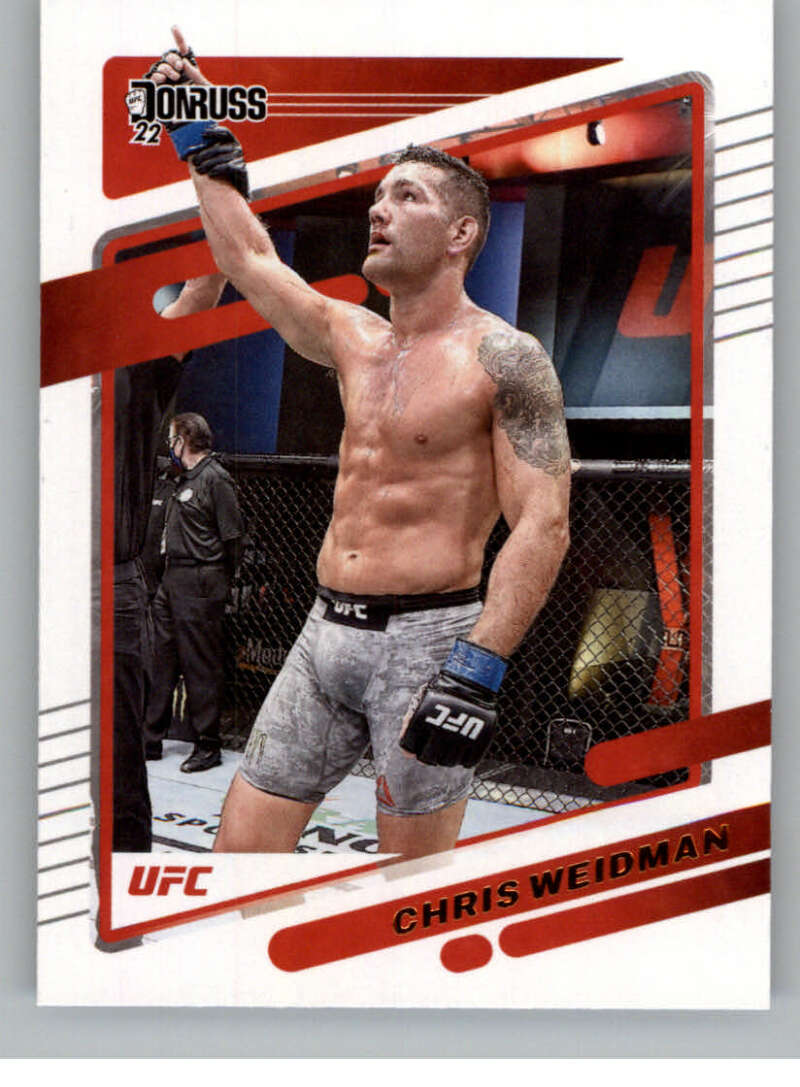 2022 Donruss #128 Chris Weidman  Middleweight  V92352 Image 1