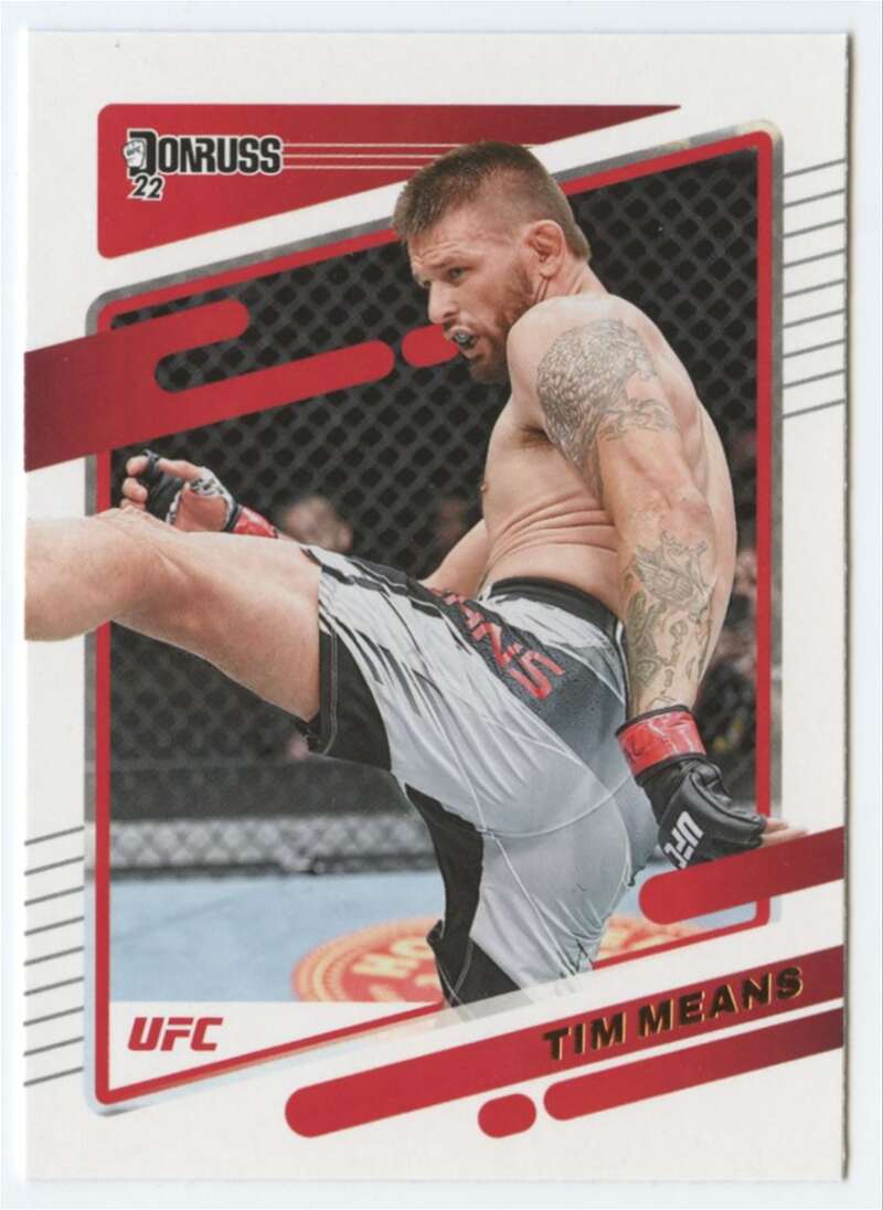 2022 Donruss #157 Tim Means  Welterweight  V92383 Image 1