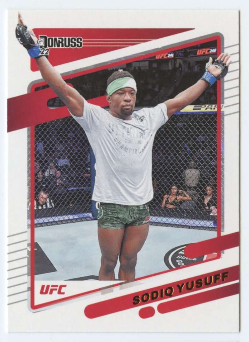 2022 Donruss #158 Sodiq Yusuff  Featherweight  V92384 Image 1