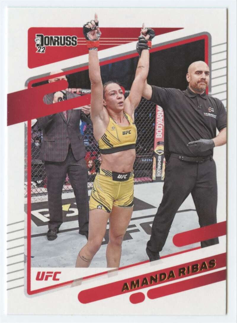 2022 Donruss #163 Amanda Ribas  Flyweight  V92388 Image 1