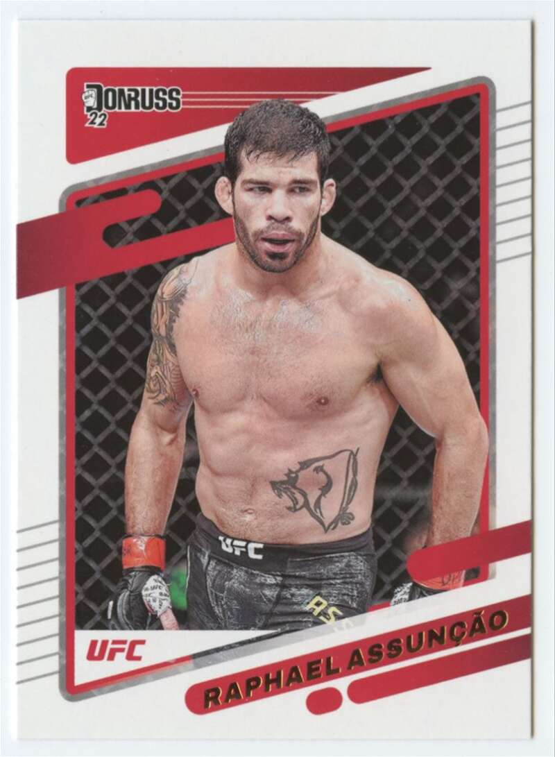 2022 Donruss #165 Raphael Assuncao  Bantamweight  V92390 Image 1