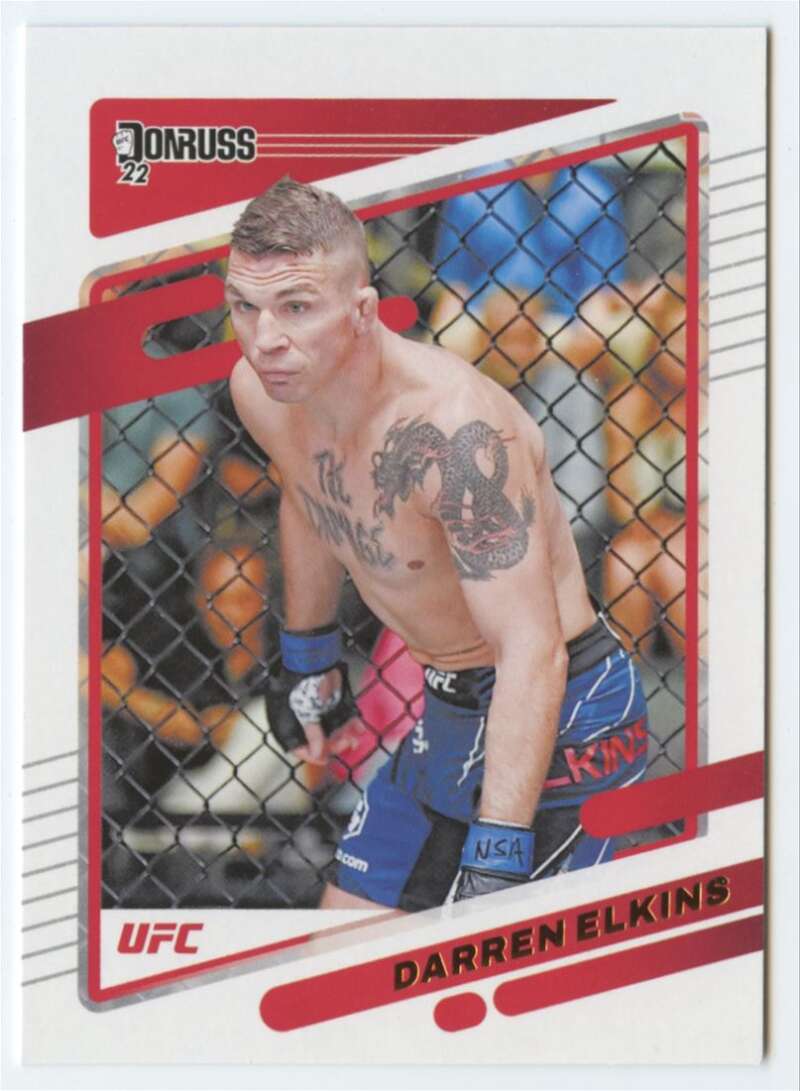 2022 Donruss #167 Darren Elkins  Featherweight  V92392 Image 1