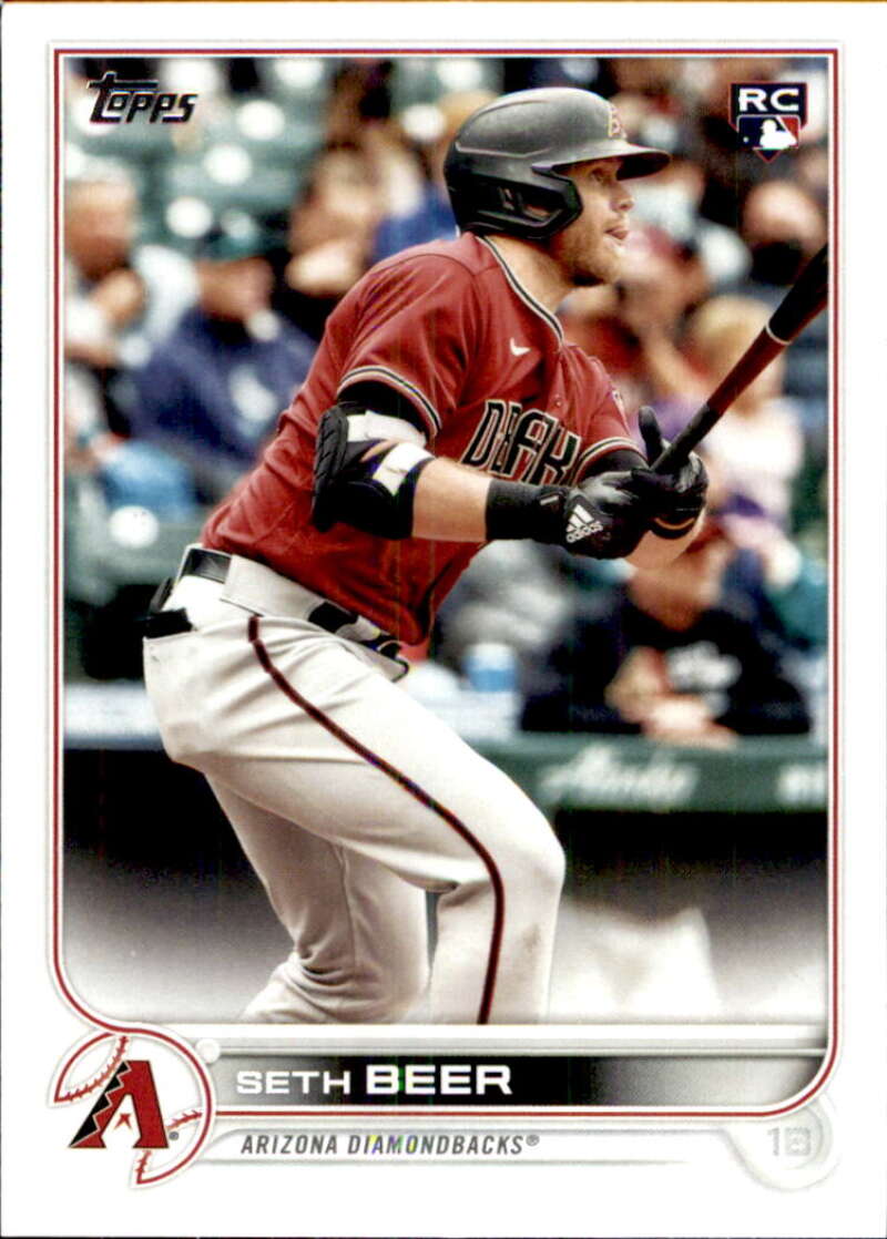 2022 Topps Baseball  #345 Seth Beer  RC Rookie Arizona Diamondbacks  Image 1