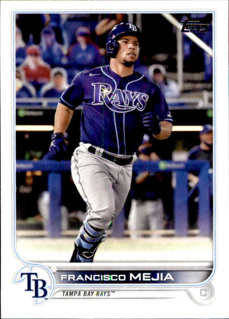 2022 Topps Baseball  #346 Francisco Mejia  Tampa Bay Rays  Image 1