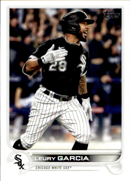 2022 Topps Baseball  #348 Leury Garcia  Chicago White Sox  Image 1