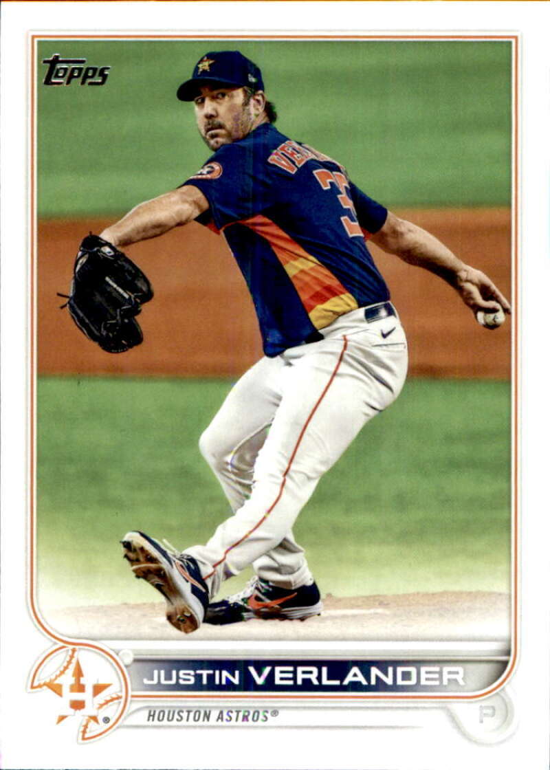 2022 Topps Baseball  #350 Justin Verlander  Houston Astros  Image 1