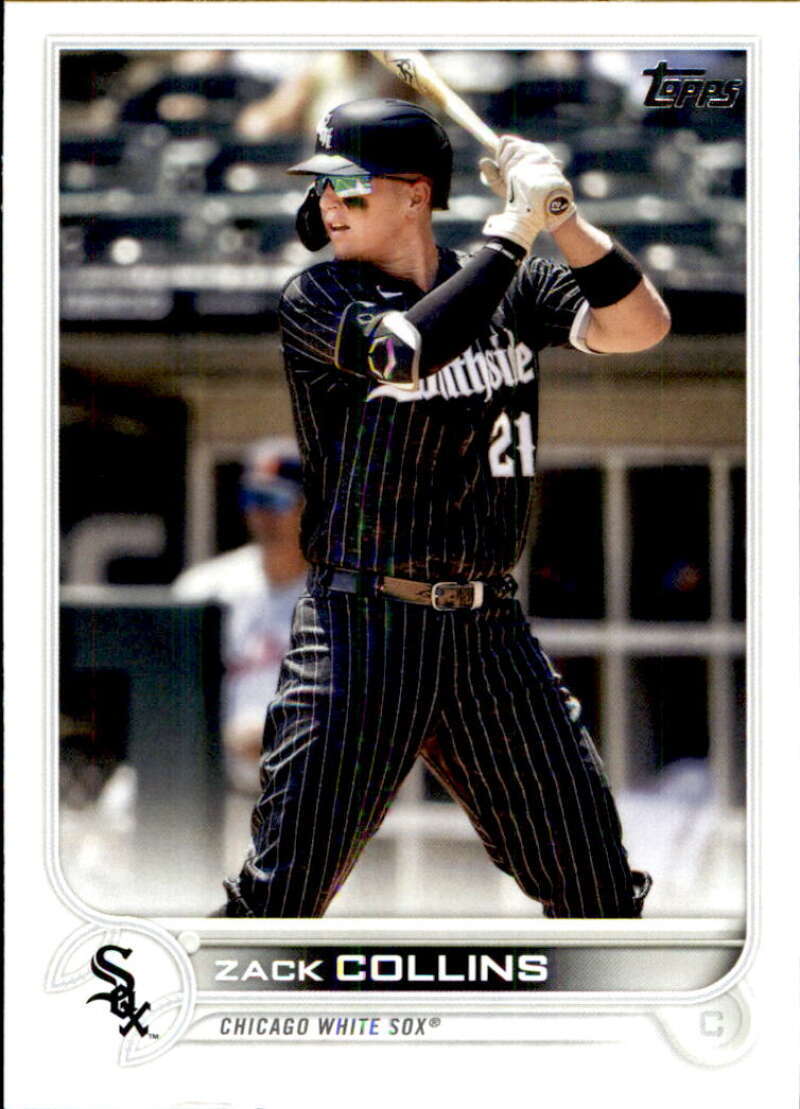 2022 Topps Baseball  #351 Zack Collins  Chicago White Sox  Image 1