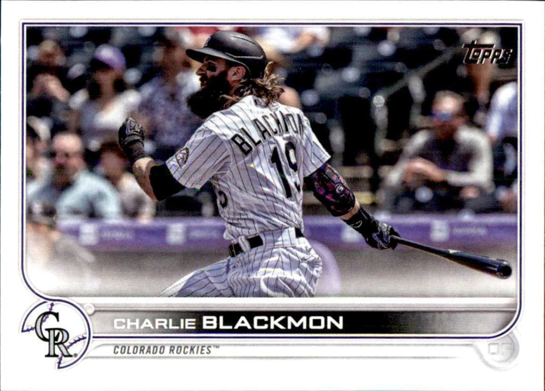 2022 Topps Baseball  #352 Charlie Blackmon  Colorado Rockies  Image 1