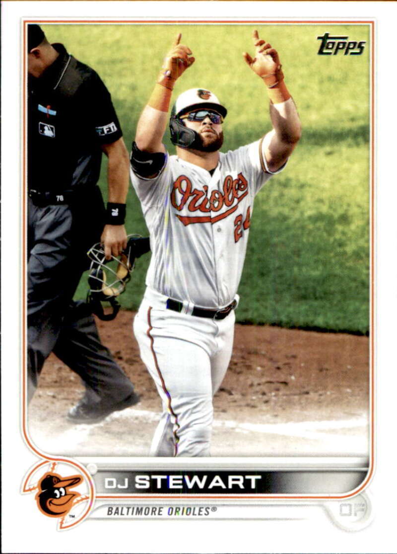 2022 Topps Baseball  #366 DJ Stewart  Baltimore Orioles  Image 1