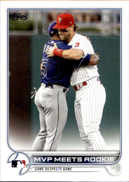 2022 Topps Baseball  #367 Franco/Harper  MLB  Image 1