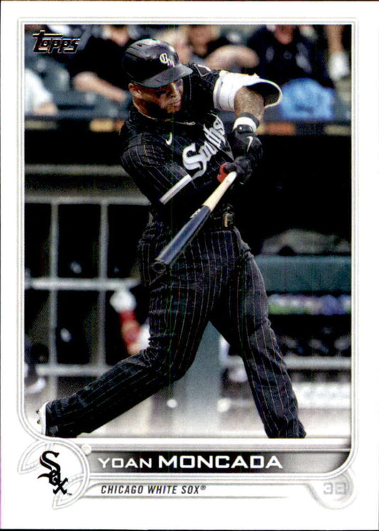 2022 Topps Baseball  #372 Yoan Moncada  Chicago White Sox  Image 1