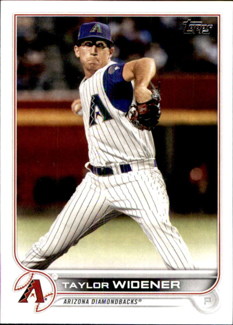 2022 Topps Baseball  #374 Taylor Widener  Arizona Diamondbacks  Image 1