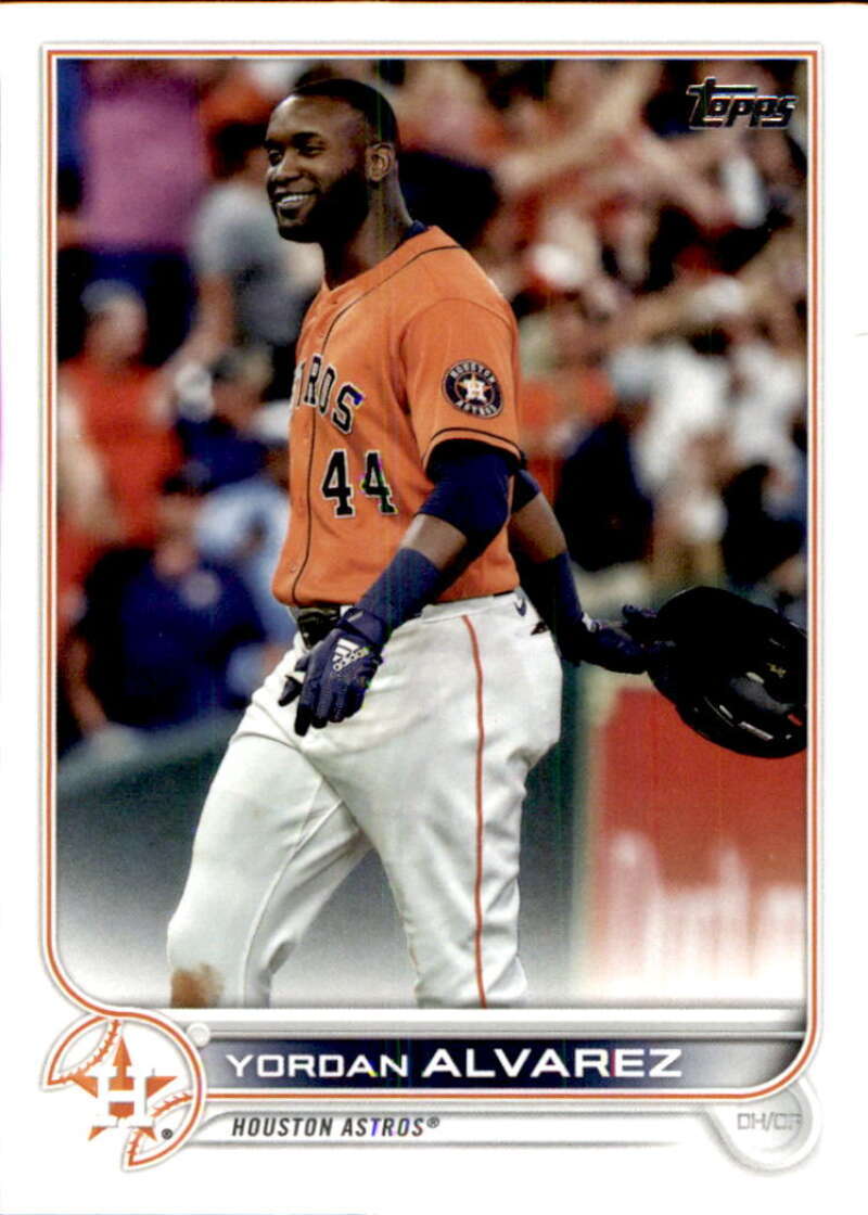 2022 Topps Baseball  #400 Yordan Alvarez  Houston Astros  Image 1