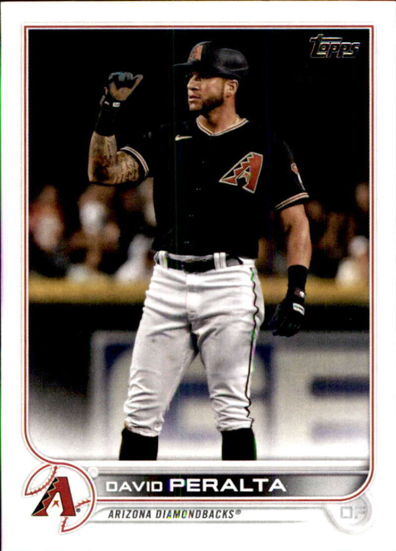 2022 Topps Baseball  #410 David Peralta  Arizona Diamondbacks  Image 1