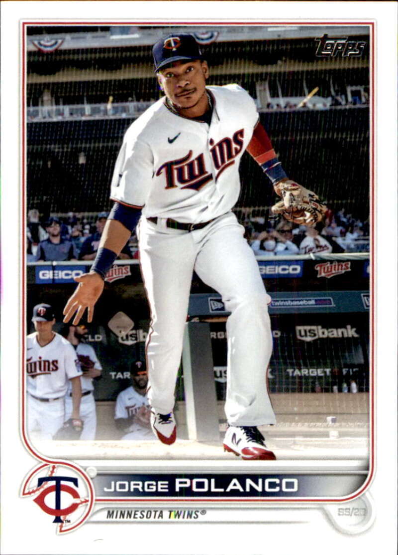 2022 Topps Baseball  #417 Jorge Polanco  Minnesota Twins  Image 1